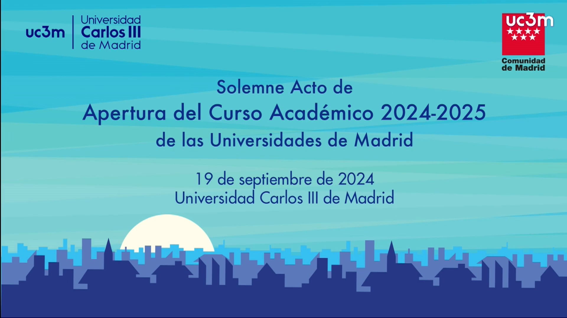  Acto de Apertura del Curso Académico 2024-2025 de las Universidades de Madrid 